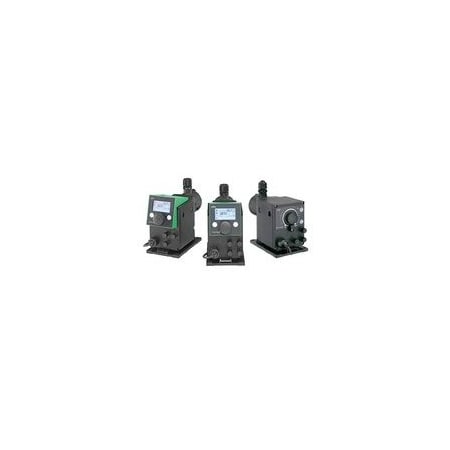 DDE Series Digital Dosing Pump, Type Key: DDE 60-10 AR-PVC/E/C-F-32A7A7BG. 3/4 X 3/4 NPT Male